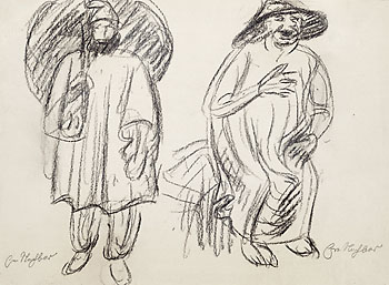 Ernst Barlach - Zwei männliche Figuren