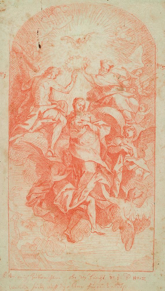 Johann Kaspar Sing - Himmelfahrt und Krönung Mariens