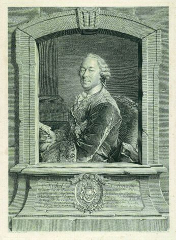 Georg Friedrich Schmidt - 3 Bll. Porträts: J. Offray de la Mettrie. Jean Law. Michel de Woronzow