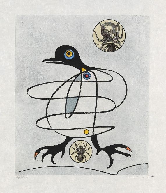 Max Ernst - Aus: Oiseaux en péril