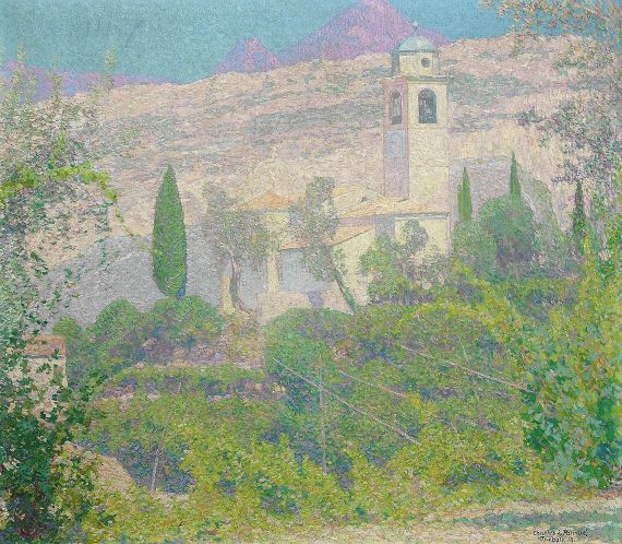 Charles Johann Palmié - Südliche Landschaft (Gardasee)