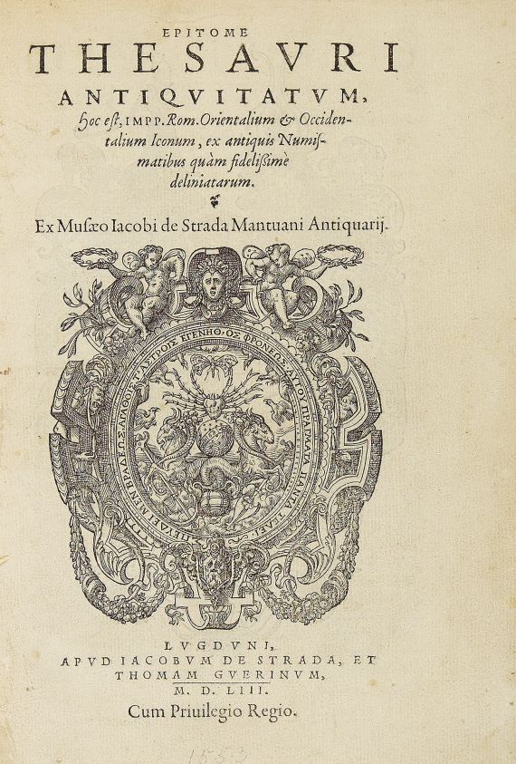 Jacobus de Strada - Epitome thesauri antiquitatum. 1553.