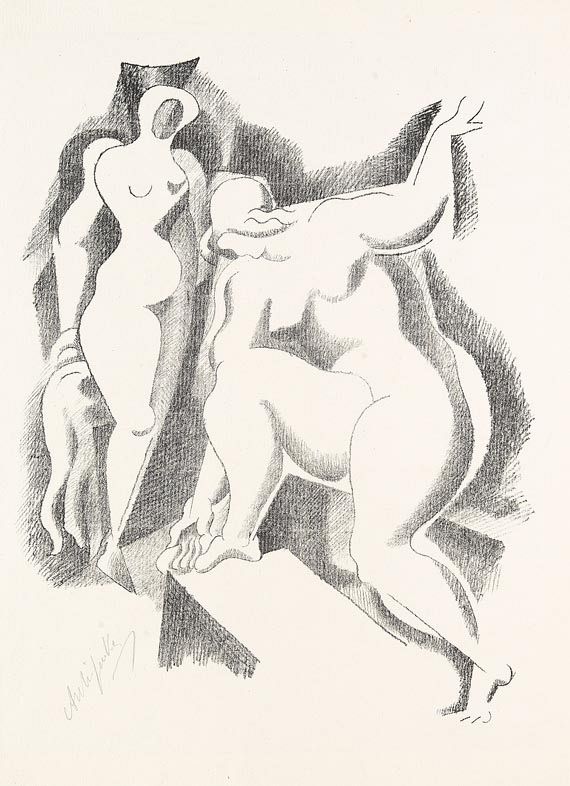  Mappenwerk - Bauhaus-Drucke. Neue Europäische Graphik. Vierte Mappe. Italienische und Russische Künstler - Weitere Abbildung