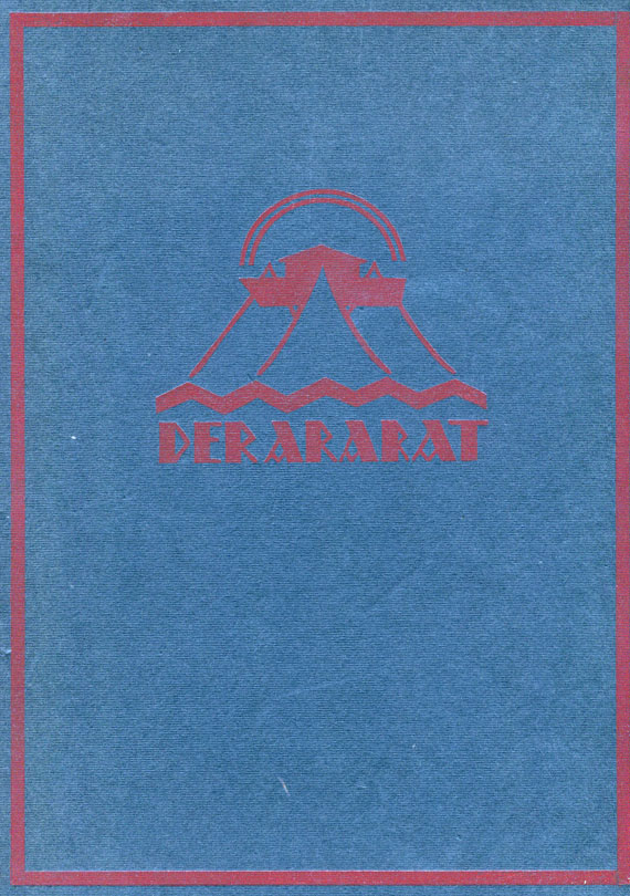   - Der Ararat. 1920-21. 2 Tle.