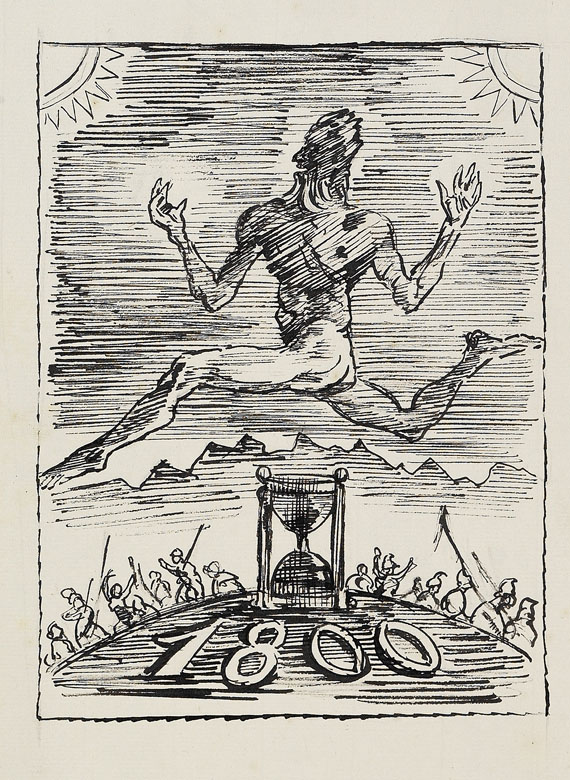 Alfred Kubin - Frontispiz zu "Die Wunderbare Gesellschaft in der Neujahrsnacht"