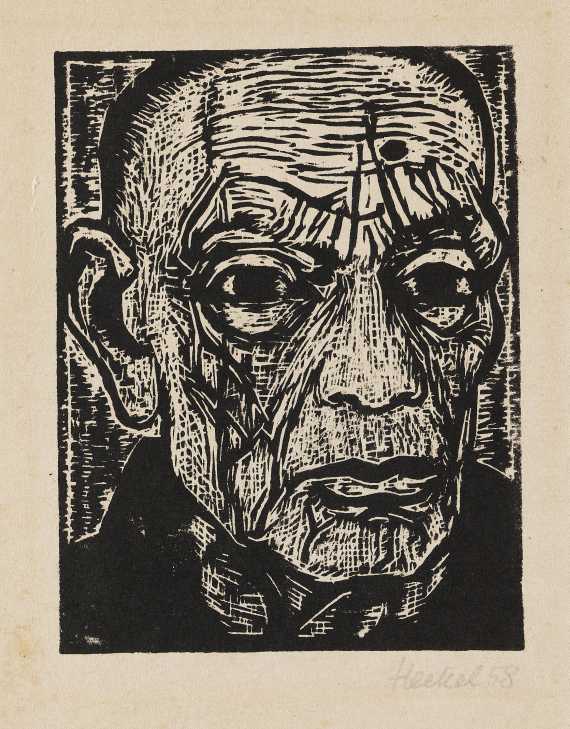 Erich Heckel - Kopf