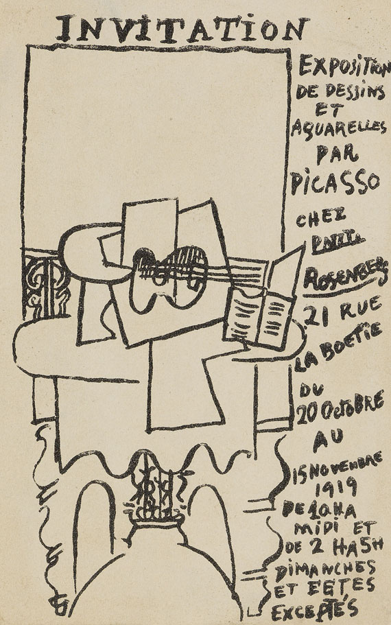 Pablo Picasso - Das Fenster in Saint-Raphael