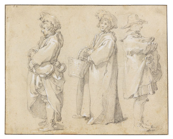 Abraham Bloemaert - Drei stehende Figuren