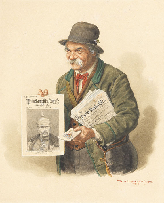 Peter Kraemer II - Münchner Zeitungsverkäufer