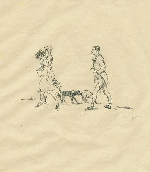 Max Slevogt - Ovidius - Lehrbuch der Liebe