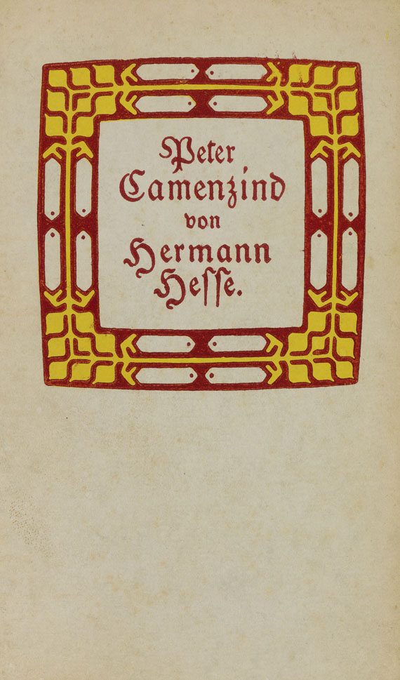 Hermann Hesse - Sammlung Roehr: Ca. 117 Privatdrucke und Bücher. 1 Beigabe (H. Janssen-Druck)