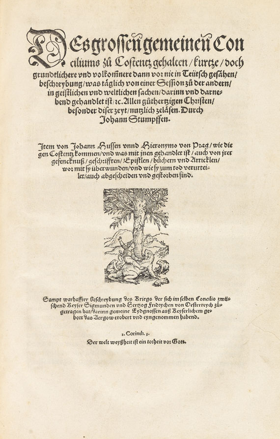 Johann Stumpf - Concilium zu Constanz