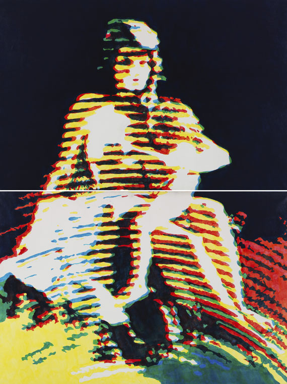 Alain Jacquet - La vierge et l