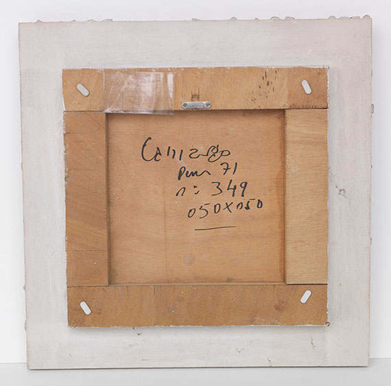 Sérgio de Camargo - Ohne Titel (n°349) - R&uuml;ckseite