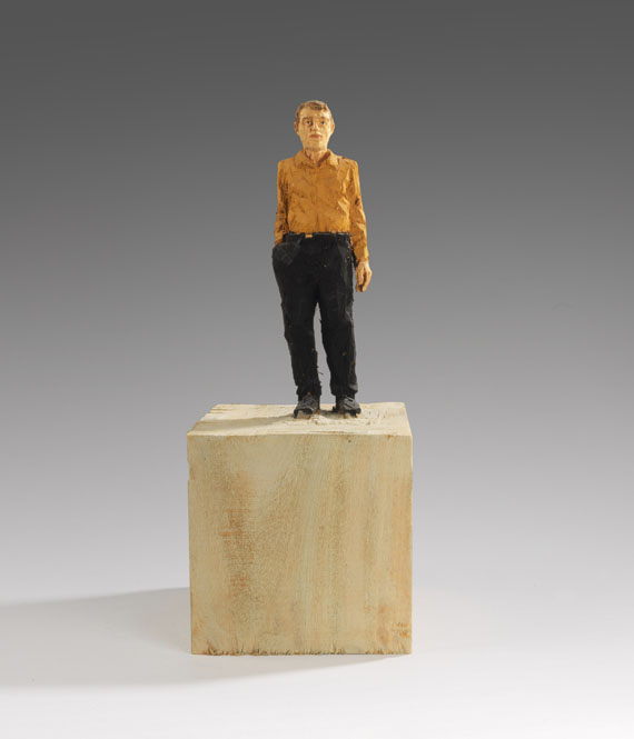 Stephan Balkenhol - Mann mit braunem Hemd - Weitere Abbildung