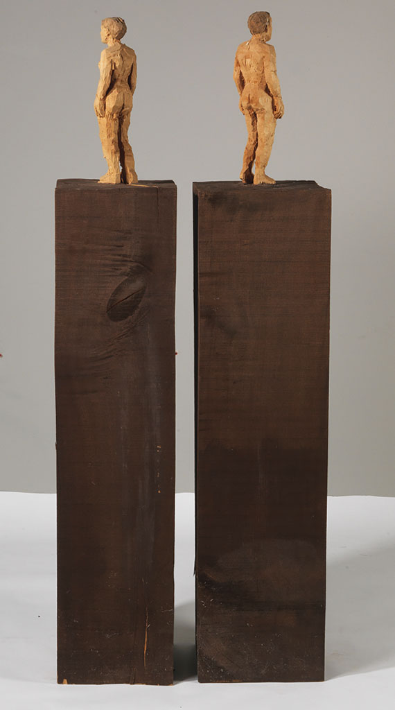 Stephan Balkenhol - Mann und Frau - R&uuml;ckseite