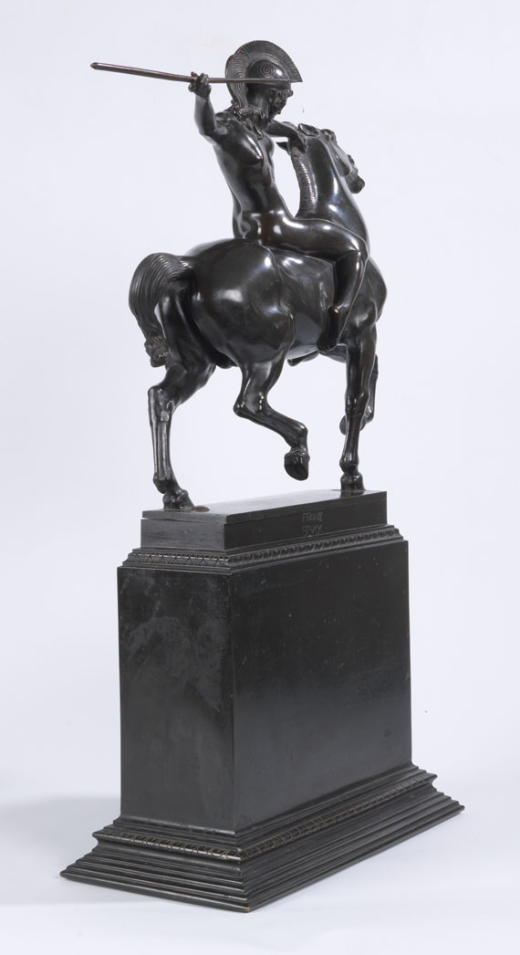 Franz von Stuck - Amazone - R&uuml;ckseite