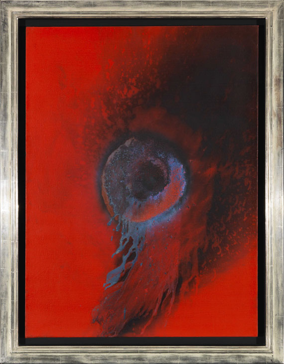 Otto Piene - Blue Vortex - Rahmenbild