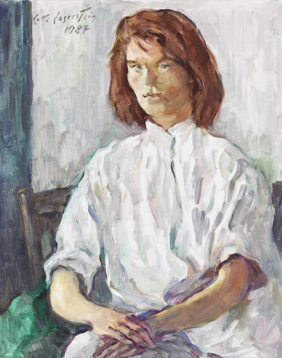 Lotte Laserstein - Porträt einer jungen Frau