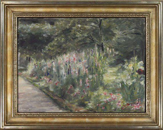 Max Liebermann - Der Nutzgarten in Wannsee nach Südosten - Rahmenbild