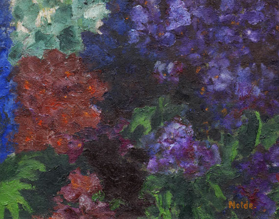 Emil Nolde - Rittersporn und Silberpappeln - Weitere Abbildung