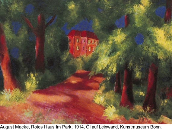 August Macke - Mädchen mit blauen Vögeln (Kind mit blauen Vögeln) - Weitere Abbildung