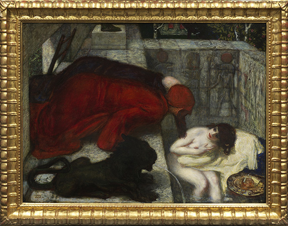 Franz von Stuck - Susanna im Bade - Rahmenbild