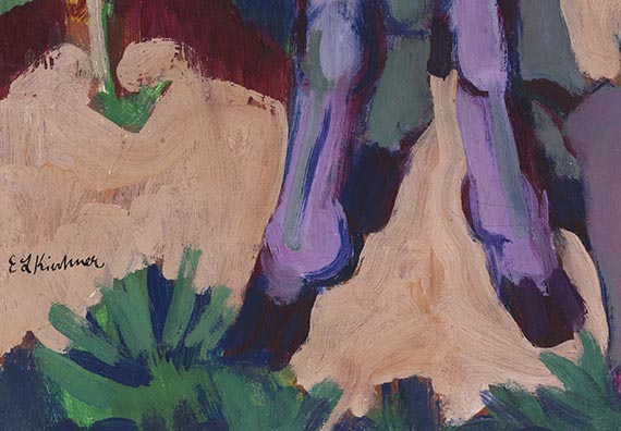 Ernst Ludwig Kirchner - Kühe im Herbst - Weitere Abbildung