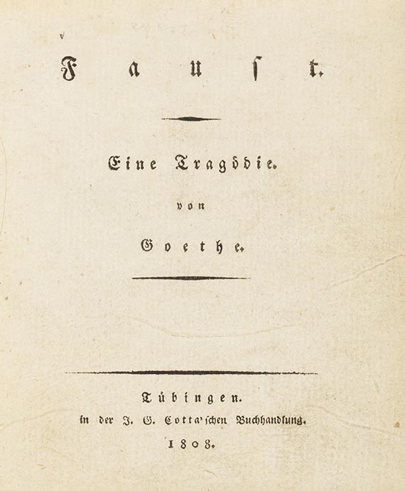 Johann Wolfgang von Goethe - Faust