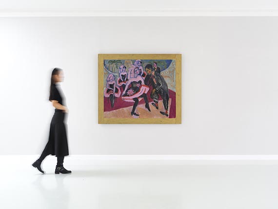Ernst Ludwig Kirchner - Tanz im Varieté - Weitere Abbildung