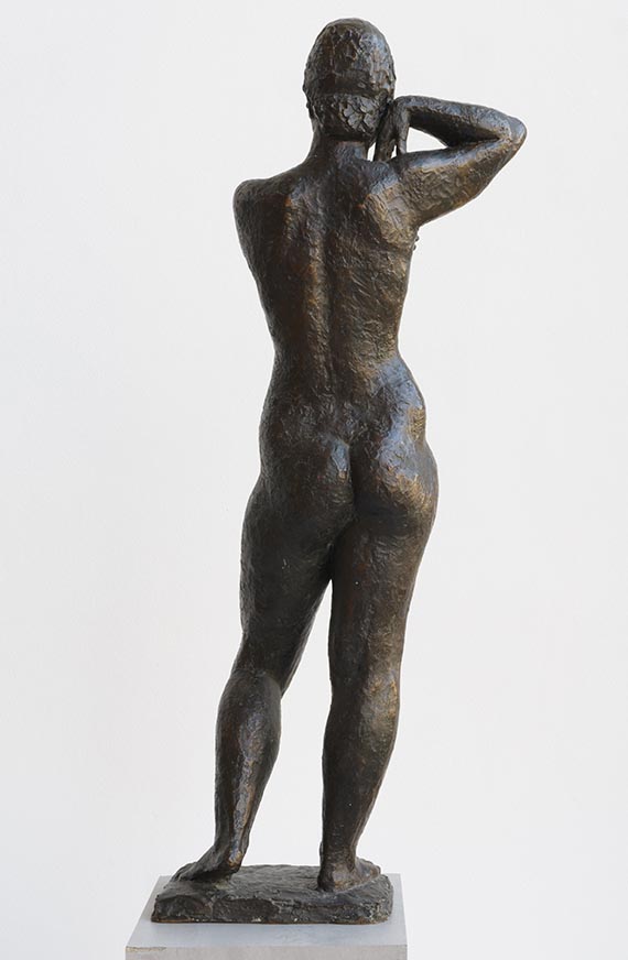 Gerhard Marcks - Die Gärtnerin - R&uuml;ckseite