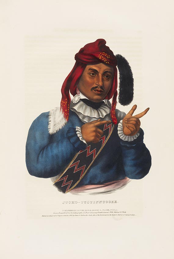 Thomas Loraine McKenney - History of the Indian tribes of North America - Weitere Abbildung