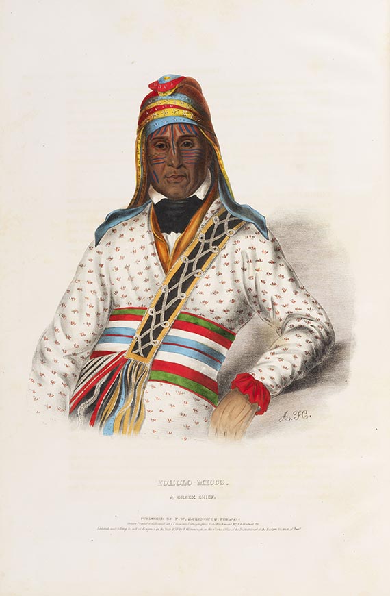 Thomas Loraine McKenney - History of the Indian tribes of North America - Weitere Abbildung