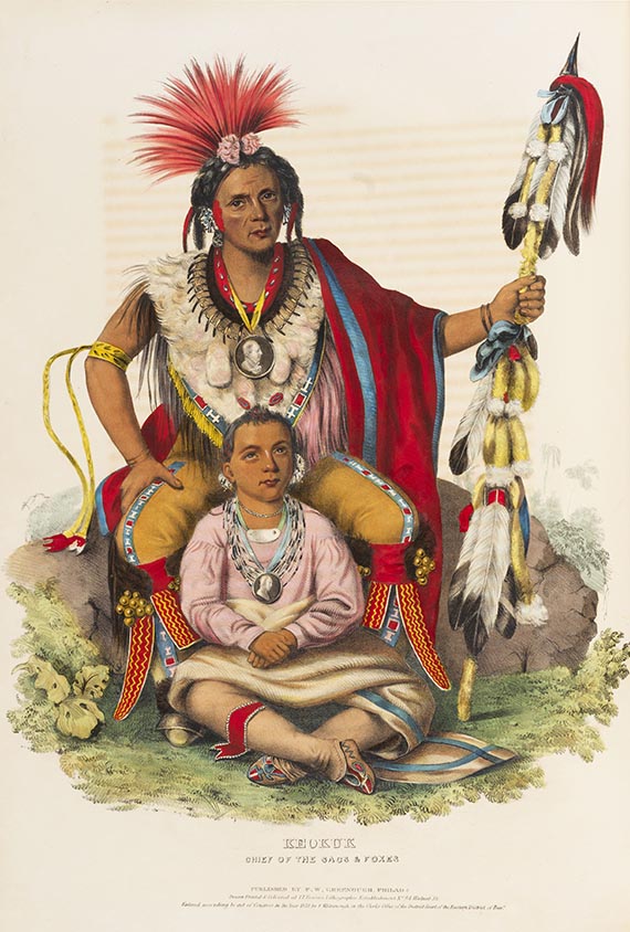 Thomas Loraine McKenney - History of the Indian tribes of North America - Weitere Abbildung