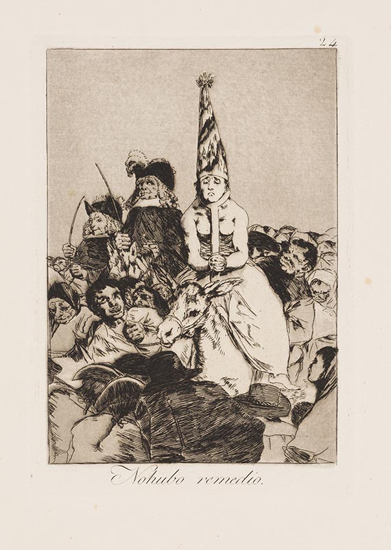 Francisco de Goya - 10 Bll. Radierungen aus Los Caprichos