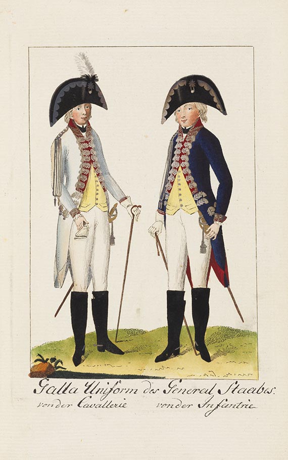 August Leopold Ramm - Abbildungen von allen Uniformen