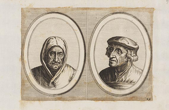 Claesz Janszoon Visscher - 22 Bll. Köpfe von Bauern und Bauersfrauen