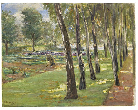 Max Liebermann - Die Birkenallee im Wannseegarten