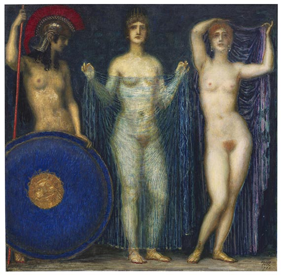 Franz von Stuck - Urteil des Paris