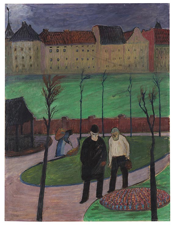 Marianne von Werefkin - Am Blumenbeet