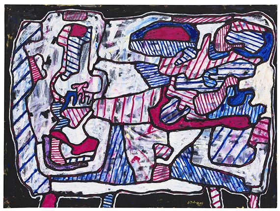 Jean Dubuffet - Lampe et Balance I