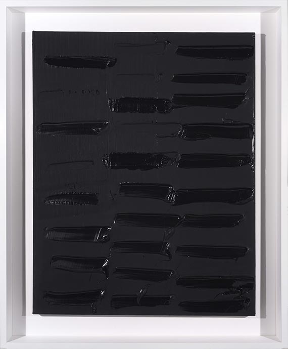 Pierre Soulages - Peinture 130 x 102 cm, 18 janvier 2011 - Rahmenbild