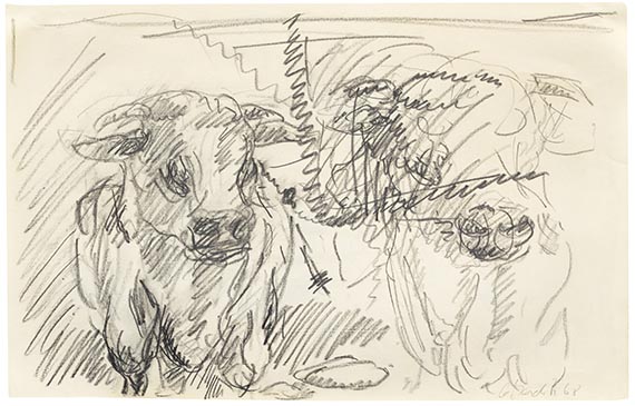 Georg Baselitz - Zwei Kühe