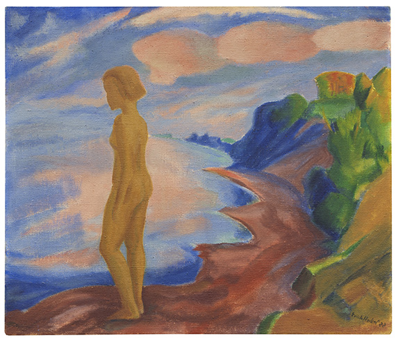 Erich Heckel - Mädchen am Meer