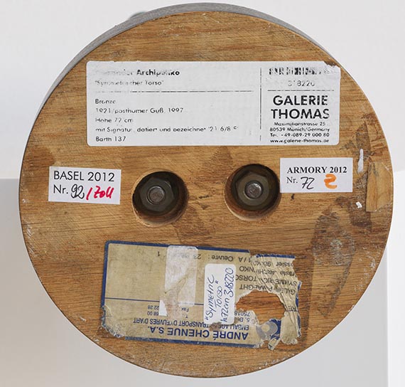 Alexander Archipenko - Symmetrischer Torso - Weitere Abbildung