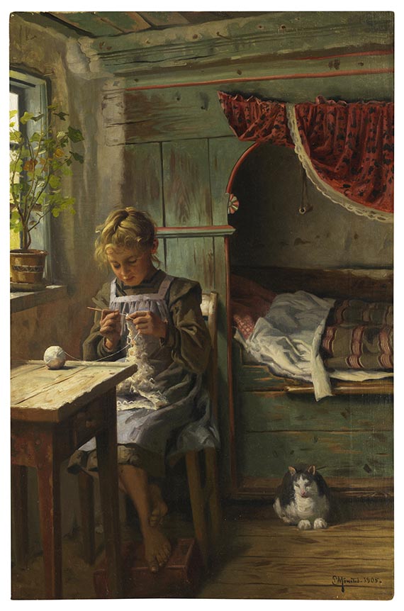 Peder (Peder Mørk Mønsted) Mönsted - In der Stube