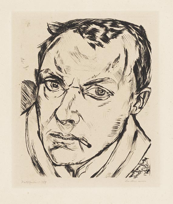 Max Beckmann - Großes Selbstbildnis