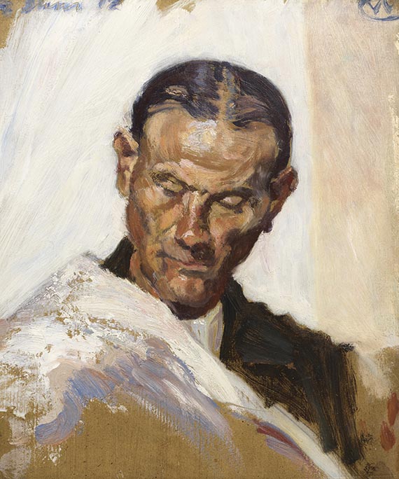 Albert Weisgerber - Porträtstudie eines Herren