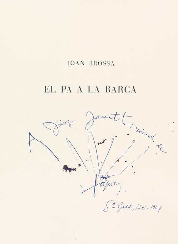 Antoni Tàpies - J. Brossa, El pa a la barca