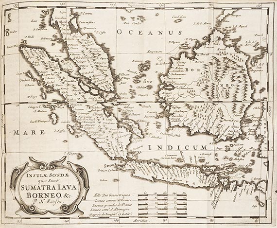 Nicolas Sanson d'Abbeville - Die gantze Erd-Kugel, bestehend in den vier bekannten Theilen